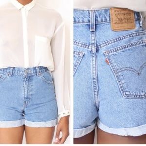 Vintage Levi’s High Waisted Shorts